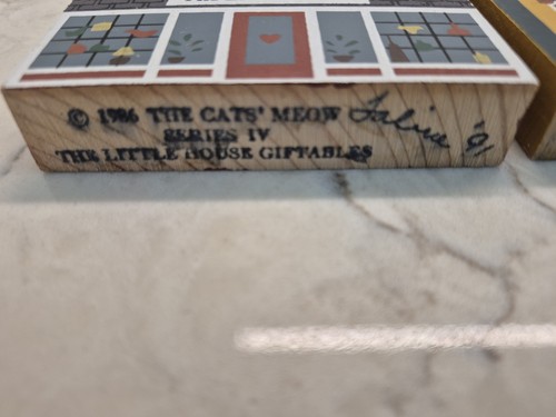 Cat's Meow Serie IV 1986 Shelf Sitters Jones Bros. Reloj Tea Village regalos - Imagen 12 de 20