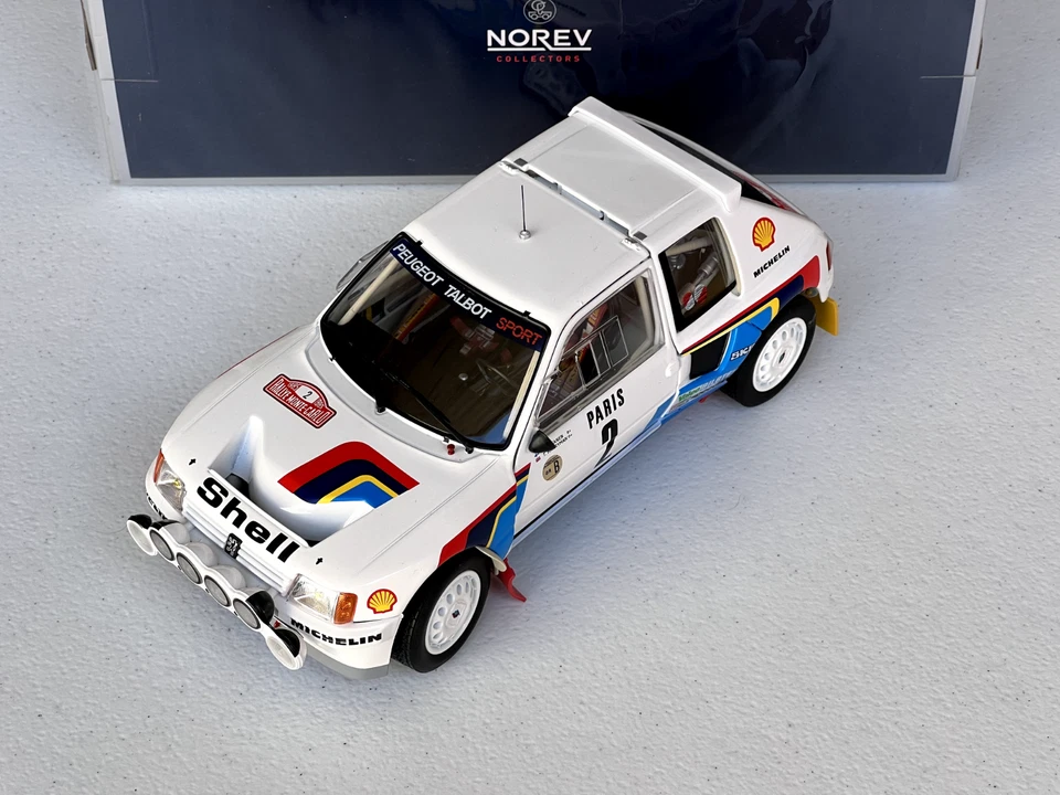 Peugeot 205 T16 Rally Monte Carlo1985 Norev 1:18 - Immagine 3 di 3