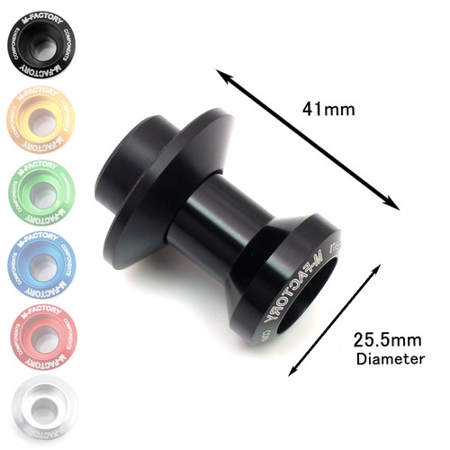 Black SPMF 8MM Swingarm Stand Spools For Suzuki GSX-S950 21 22 23 -MC - Picture 4 of 4