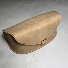Chloe Light Tan Suede Soft-Shell Sunglasses Case w/ OEM Cleaning Cloth
