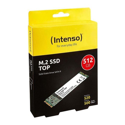 Intenso Top Ssd M.2 Sata Ngff 512Go Disque État Solide Carte Mère Ordinateur Pc - Photo 3/3