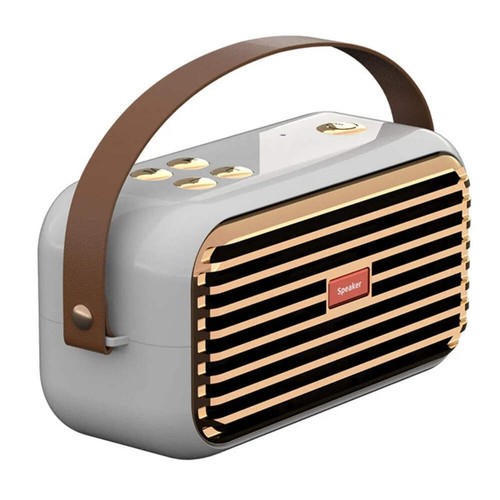 Hridz Retro Smart Wireless Speaker Portable for Gift Showcase Desktop PC Quality - Bild 22 von 24