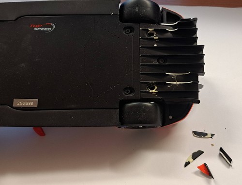 TOP SPEED 1/18 FORD GT GTLM NO.66 2019 DAYTONA 24 HR. FORD CHIP GANASS - DAMAGED - Picture 3 of 3