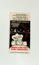 Vintage Beds are not for Smoking Matchbook Co...