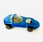 Hot Wheels Redline 1968 Silhouette US Blue with Original Champagne Interior!