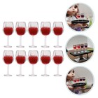 10 Pcs Dolls House Miniatures Wine Glasses Crafting Dollhouse