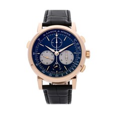 A. Lange & Sohne Saxonia Triple Split Edition Roségold Manuell 43 Uhr 424.037