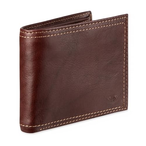 Men's Extra Capacity Bifold Wallet with ID Window and Multiple Card Slots - Picture 3 of 8