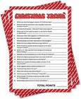 15 Christmas Trivia Question Game Cards Fun Fast Party Activity for Adults,...
