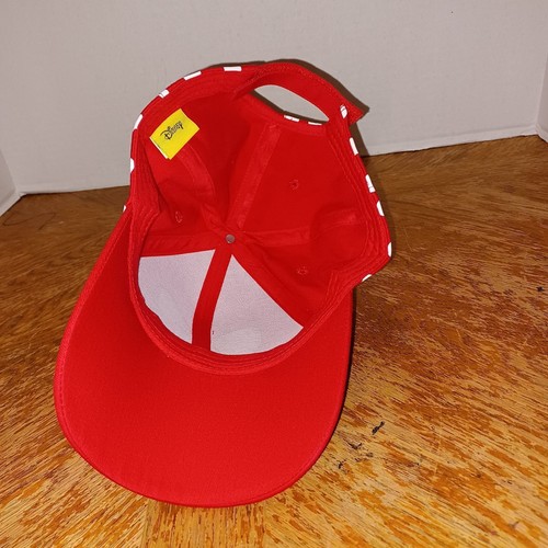 Disney Womens Minnie Mouse Red Polka Dots Baseball Hat Original gently used no f - Picture 6 of 7