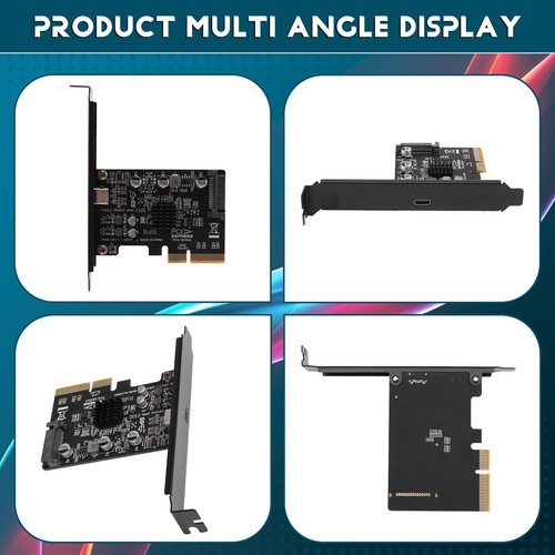 USB PCIE Card Type C PCI-Express 4X to USB 3.2 Gen 2X2 (20Gbps) ASM32426027 - Afbeelding 6 van 7