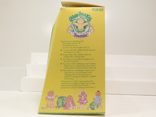 Coleco 3870 1985 Vintage Cavolo Patch Bambini Preemie Mach of Dimes LN - Foto 3 di 5