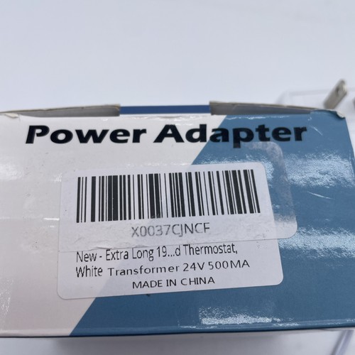 24V 500mA Power Supply Adapter Transformer 19.7ft Wire For Thermostats/Doorbell - Picture 6 of 6