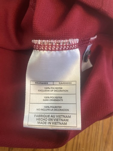 Liberty University Flames Nike Golf Fit Dry Men’s Polo Shirt Size Large - Picture 7 of 8
