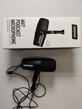 Shure MV7 USB XLR Podcasting Dynamic Microphone - Black