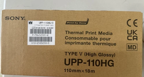 Sony and Mitsubishi Compatible UPP-110HG High Gloss Ultrasound Video Recording