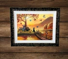 Pete Rumney Original Framed Art Used In Children's Story Book - Book Included
