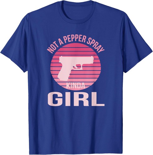 Not A Pepper Spray Kind Of Girl - Camiseta con capucha vintage Gun & Ammo - Imagen 7 de 8