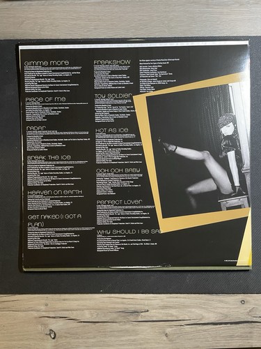 BRITNEY SPEARS Blackout Lp CLEAR/BLACK/RED/YELLOW SPLATTER Urban Outfiters Vinyl - Picture 4 of 7