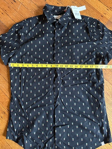 Sovereign Code Los Angeles Men's button down short sleeve shirt Sz S - Picture 9 of 10
