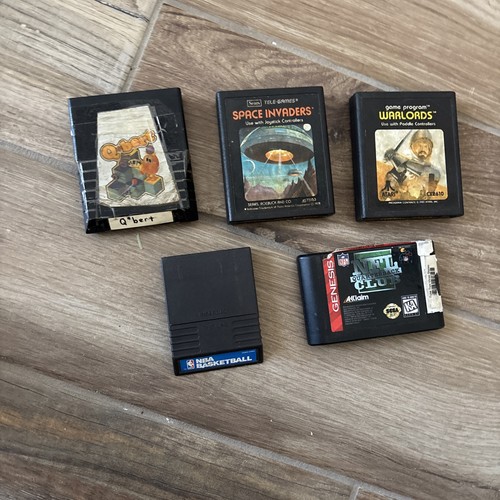 Vintage Cartridge Games LOT Atari 2600 Sega Genesis Spiele - nicht getestet - Bild 1 von 8