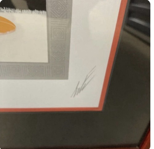 Serigrafia ERTE firmata e numerata "Oppio" con Coa - Foto 2 di 3