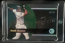 2024 Topps Diamond Icons Frank Thomas Black PolychromatINK Auto /15 BPA-FT White