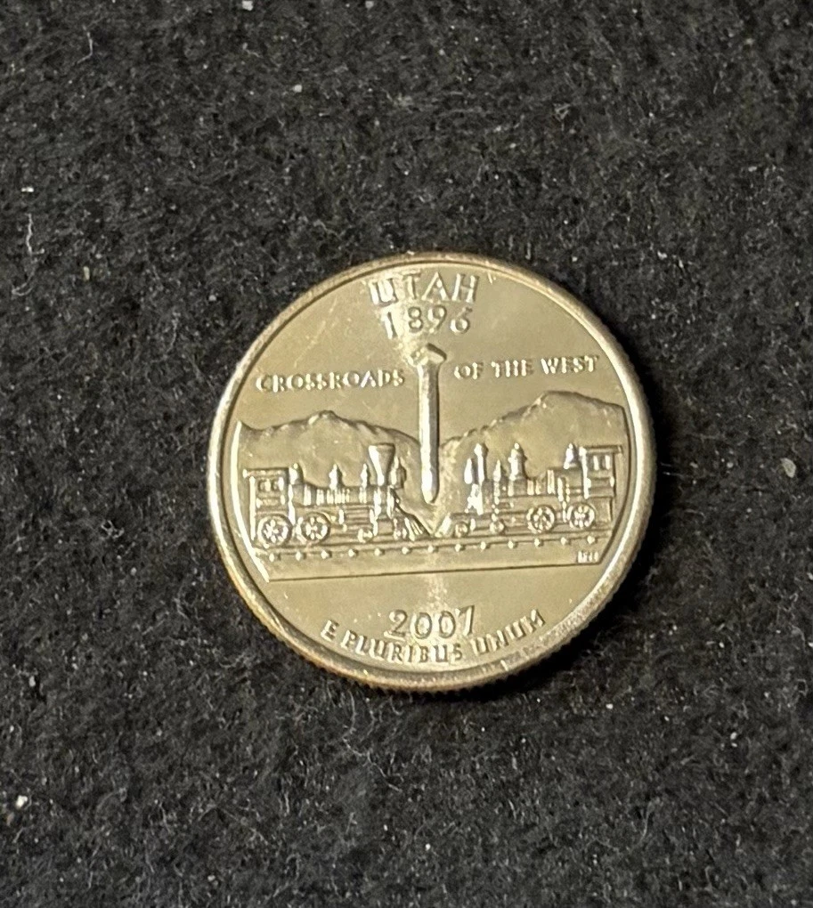 【新品未使用】2007年発行 ユタ州Quarter 1 バンク•ロール Most Expensive 2007 Utah Quarters – State Quarter Dollar Coin