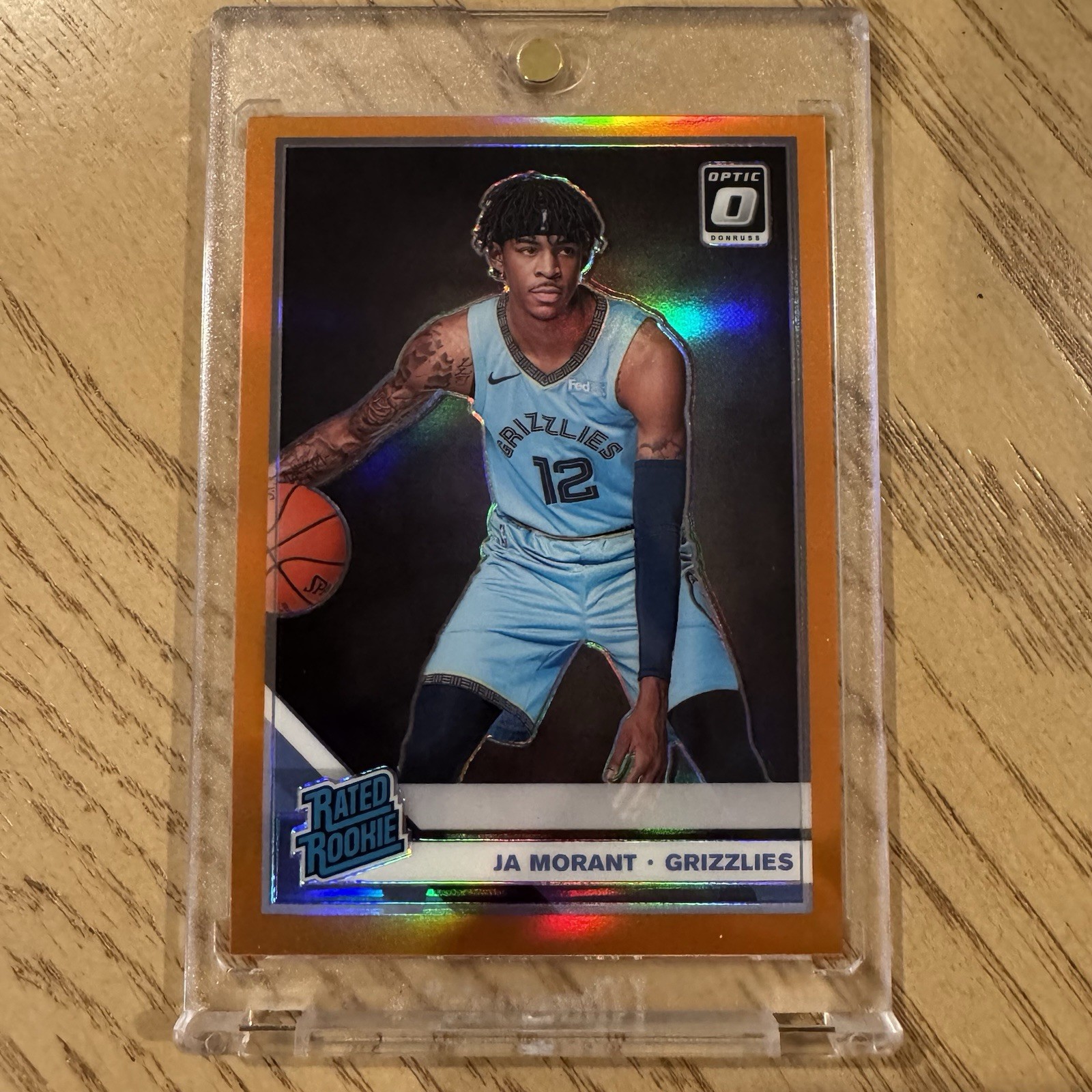 2019-20 Panini Donruss Optic - Rated Rookie Orange Prizm #168 Ja Morant 199 /199