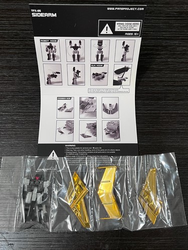 Fansproject TFX-04C Clear Protector | TF Clear Hot Rod/Prime | TFX-05 Sidearm - Picture 14 of 18
