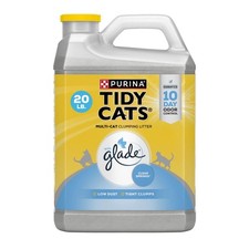 Cats Clumping Cat Litter, Glade Clear Springs Deodorizing, Low Dust 20lbs 0.65 per pound