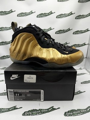 Size 11 - Nike Air Foamposite One Metallic Gold Black 314996 