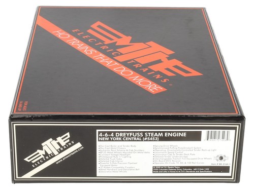 MTH 80-3164-1 HO Scale New York Central 4-6-4 Dreyfus Hudson w/PS 3.0 EX/Box - Picture 11 of 12