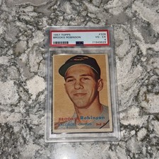 1957 Topps Brooks Robinson #328, PSA VG-EX 4