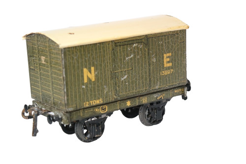 AC5011: Alte Bassett Lowke 0 Spur Ne Goods Waggon 13897 | Zustand: Gebraucht