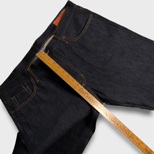 Jeans rocker da uomo di Jean Shop - denim scamosciato made in USA - taglia 38 - Foto 6 di 14