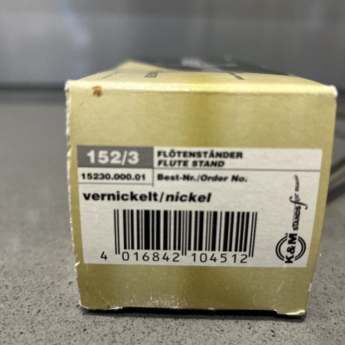 152/3 Konig & Meyer (K&M) Flute Stand - Picture 3 of 4