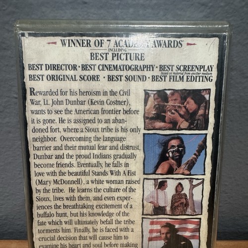 Dances With Wolves VHS Kevin Costner PG13 Good Condition Orion Home Video - Picture 12 of 16