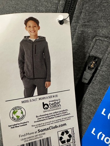 boys full zip hoodie size 10/12 - Picture 3 of 4