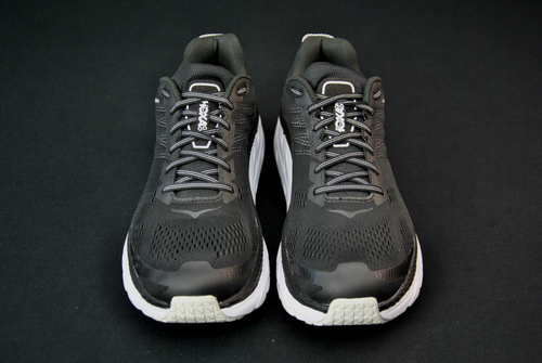 Hoka One Clifton 6 Women 10 Running Shoes Black White 12925SS6 - Picture 4 of 7