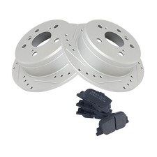 When Is It Time to Replace Brake Rotors? 2 Rear Side Drilled Slotted Semi-Metallic Coated Kit Replacement Disc Set Brake