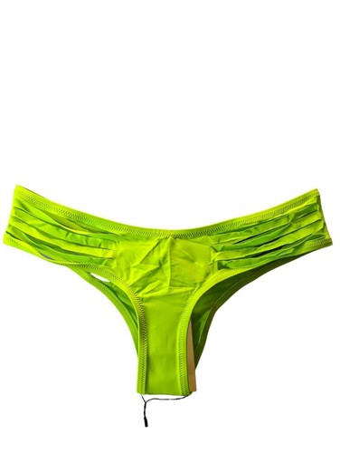 AGENT PROVOCATEUR Bikini Bottom Green Dakotta Strip Rip Cut Out UK10 NEW RRP 225 - Picture 18 of 23