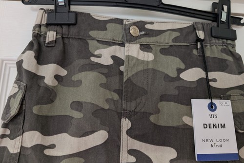 New Look 915 girls camouflage cargo skirt Size 9 Years BNWT - Picture 2 of 5