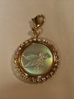 Kirk’s Folly Marked Iridescent Fairy Cab Rimmed Aurora Borealis Rhinestones