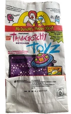 McDonalds Happy Meal Toy Bag- 1998 Tamagotchi Toyz