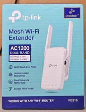 TP-Link RE315 Mesh Wi-Fi Range Extender AC1200 Dual-Band Wireless