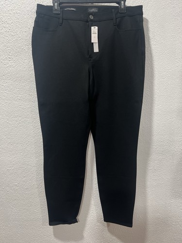 Talbots Womens Pants Black Size 12 Soho 5-Pocket Jegging High Rise Rayon Blend