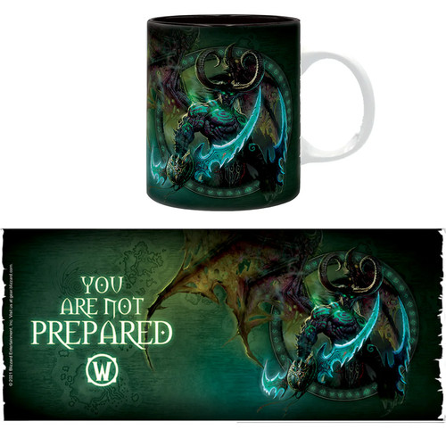 World of Warcraft - Tazza Illidan "Non sei preparato" (ceramica, 11 once) - BAMBINI - Foto 2 di 5