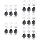 30 PCs Crystal Rose Kommode Knöpfe Europäischer Kabinettsknopf Möbelzubehör