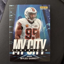 2024 Panini Instant NFL MY CITY - MYLES GARRETT - #’d 1/587 - Browns!